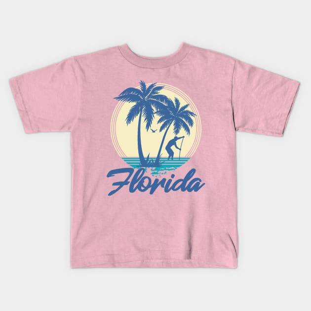 Florida Kids T-Shirt by Etopix